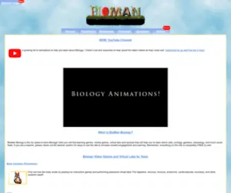 Biomanbio.com(Bioman Biology) Screenshot