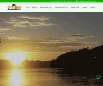 Biomanuexpeditions.com(Manu Expeditions) Screenshot