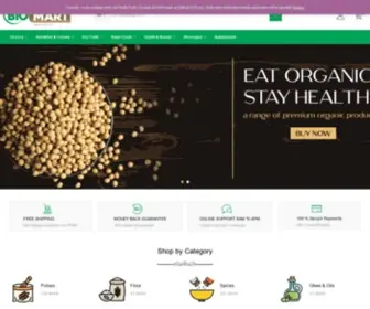 Biomart.in(Online Organic Food Store in India) Screenshot