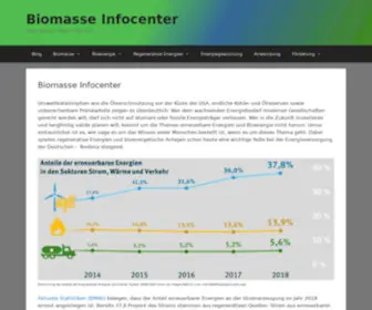 Biomasse-Info.net(Bioenergie im Wandel der Zeit) Screenshot