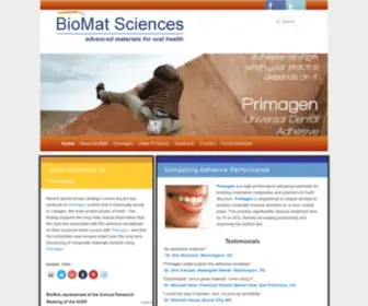 Biomatsciences.com(BioMat Sciences) Screenshot