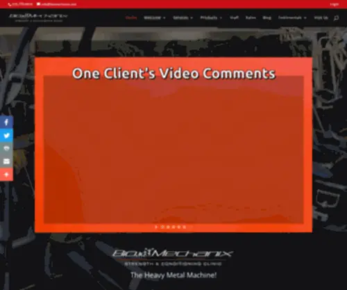 Biomechanix.net(Perfect Your Inner Machine) Screenshot