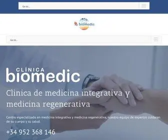 Biomedicenter.es(Clinica de medicina integrativa y medicina regenerativa Biomedic) Screenshot