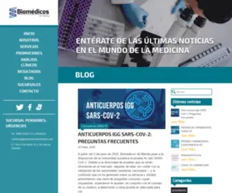 Biomedicosdemerida.com(Blog Publicidad Blog) Screenshot