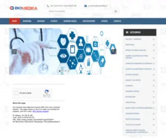 Biomedika.cl(Insumos médicos) Screenshot