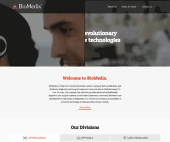 BiomedixDevices.com(Biomedix) Screenshot