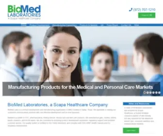 Biomedlabs.com(Scapa Healthcare) Screenshot