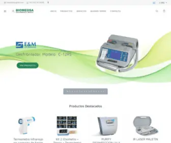 Biomedsa.com(BIOMED S.A) Screenshot