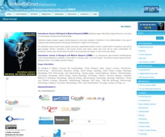 Biomedscidirect.com(Biomedscidirect) Screenshot
