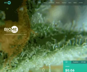 Biomegrow.com(Biome Grow) Screenshot