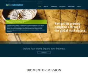 Biomentor.com(BioMentor International Inc) Screenshot