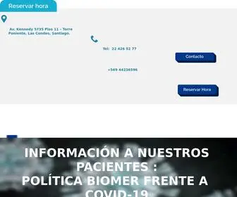 Biomer.cl(Centro Médico) Screenshot