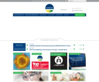 Biomerieux.de(BioMérieux Deutschland) Screenshot