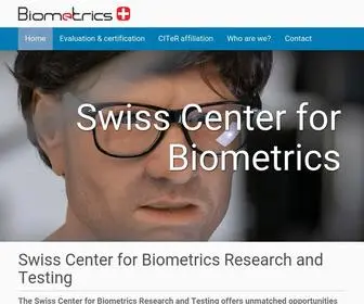 Biometrics-Center.ch(Swiss Center for Biometrics Research and Testing) Screenshot