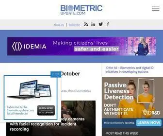 Biometricupdate.com(Biometric Update) Screenshot
