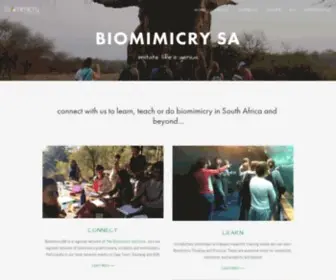 Biomimicrysa.co.za(Biomimicry) Screenshot