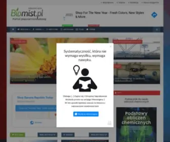 Biomist.pl(Portal popularnonaukowy) Screenshot