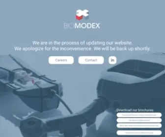 Biomodex.com(Innovative Medical Technology Company) Screenshot