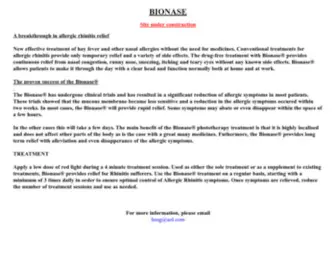 Bionase.com(BIONASE) Screenshot