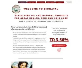 Bionatal.co(Buy black seed oil) Screenshot