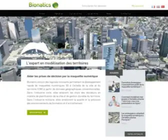 Bionatics.com(Accueil) Screenshot