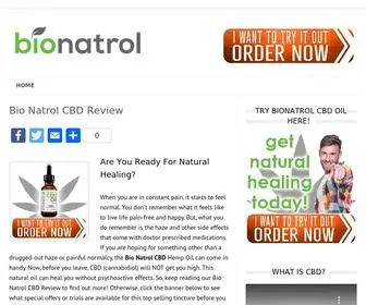 Bionatrolcbdoil.com(Bio Natrol CBD) Screenshot