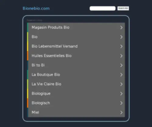 Bionebio.com(Sklep Bionebio) Screenshot