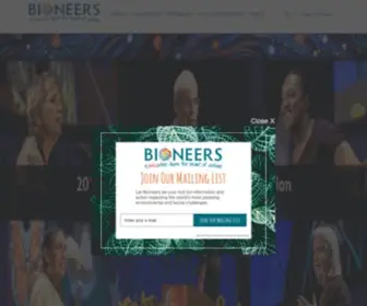 Bioneers.org(Home) Screenshot