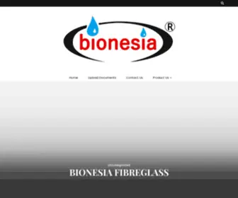 Bionesiafibreglass.com(Septictank, Sepeda Air, Tangki Air, Perahu Fibreglass) Screenshot