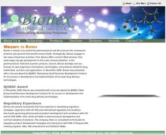 Bionexpharma.com(Bionex Pharma) Screenshot