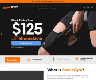 BionicGym.com(Shopify Template) Screenshot