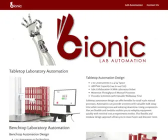 Bioniclabautomation.com(Bionic Lab Automation) Screenshot