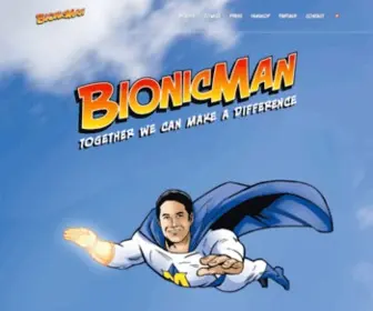 Bionicman-Official.com(BIONICMAN) Screenshot