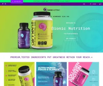 Bionicnutrition.com(Best Supplements for Health) Screenshot