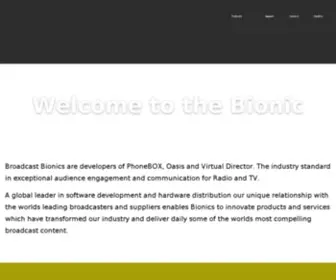 Bionics.co.uk Screenshot