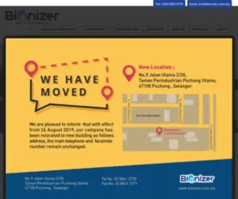 Bionizer.com.my(#1 Water Dispenser Malaysia) Screenshot