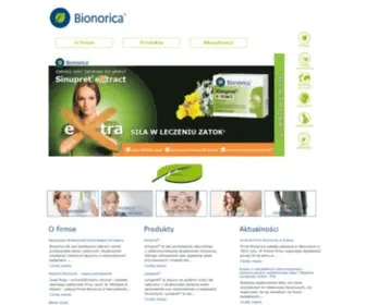 Bionorica.pl(Bionorica PL) Screenshot