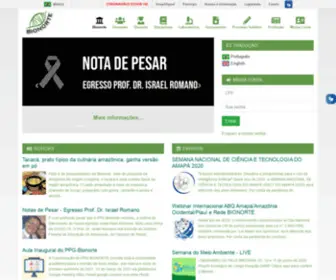 Bionorte.org.br(Rede de Biodiversidade e Biotecnologia da Amazônia Legal) Screenshot