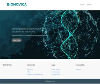 Bionovica.com(Home) Screenshot