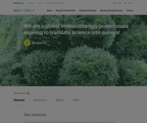 Biontech.com(Bion Environmental Technologies) Screenshot