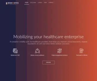 Bionworks.com(Mobilizing your healthcare enterprise) Screenshot