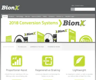 Bionx.ca(Turn bicycle into an E) Screenshot