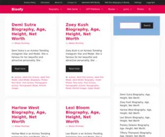 Bioofy.com(Millions People Biography Web Series And News) Screenshot