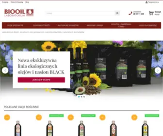 Biooil.com.pl(Producent olejów tłoczonych na zimno) Screenshot