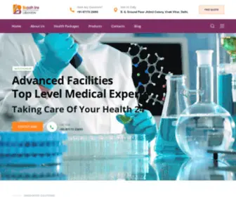 Biopathlinelab.com(Pathology lab in vivek vihar) Screenshot