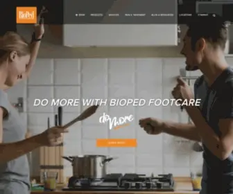 Bioped.com(Custom orthotics for foot pain) Screenshot