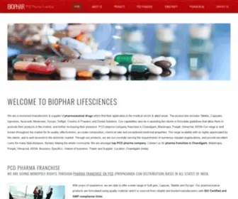 Biopharlifesciences.co.in(PCD Pharma Franchise) Screenshot