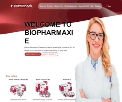 Biopharmaxie.com(Because your life is priceless) Screenshot