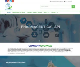 BiopharmZpharma.com(Home default) Screenshot