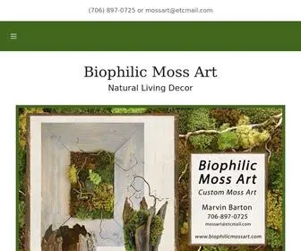 Biophilicmossart.com(Biophilic Moss Art) Screenshot